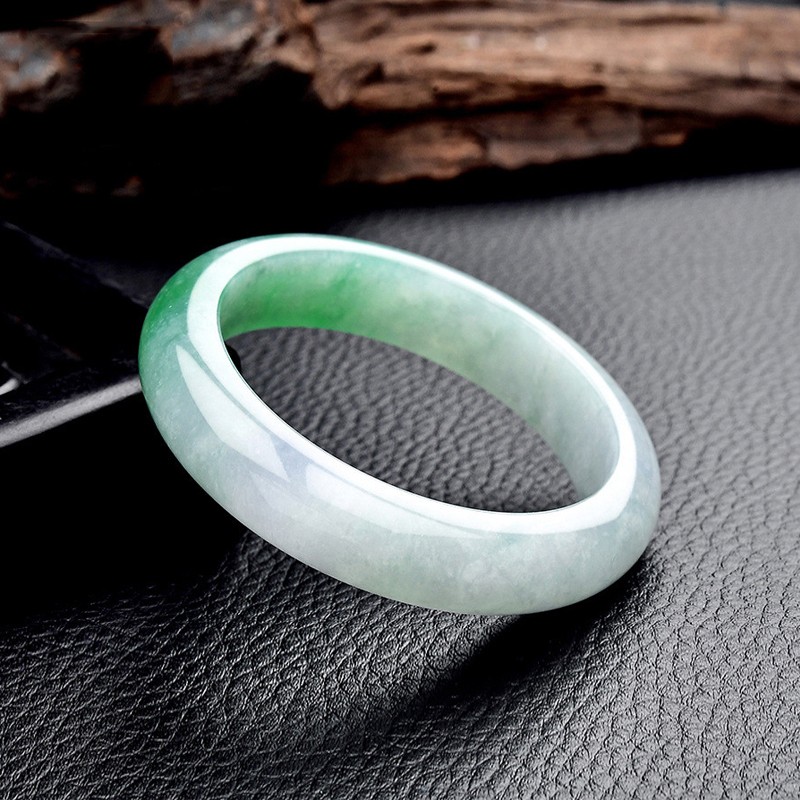 圣列 天然冰糯翡翠手镯