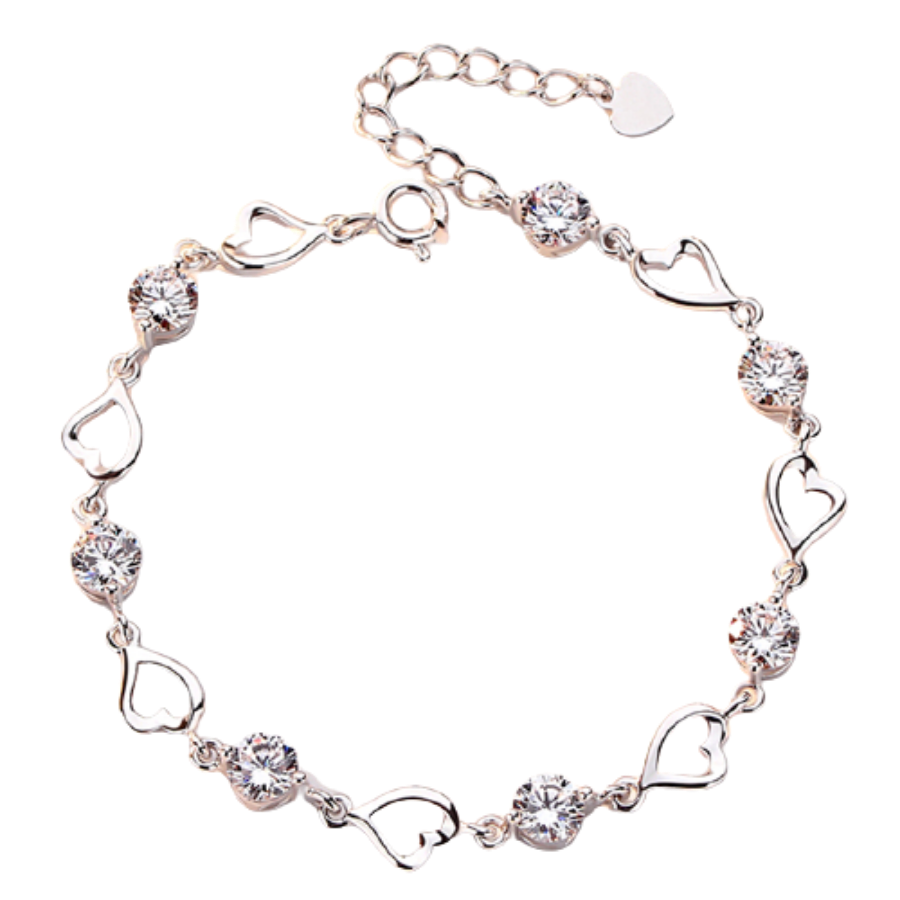 唯一爱心水晶手链