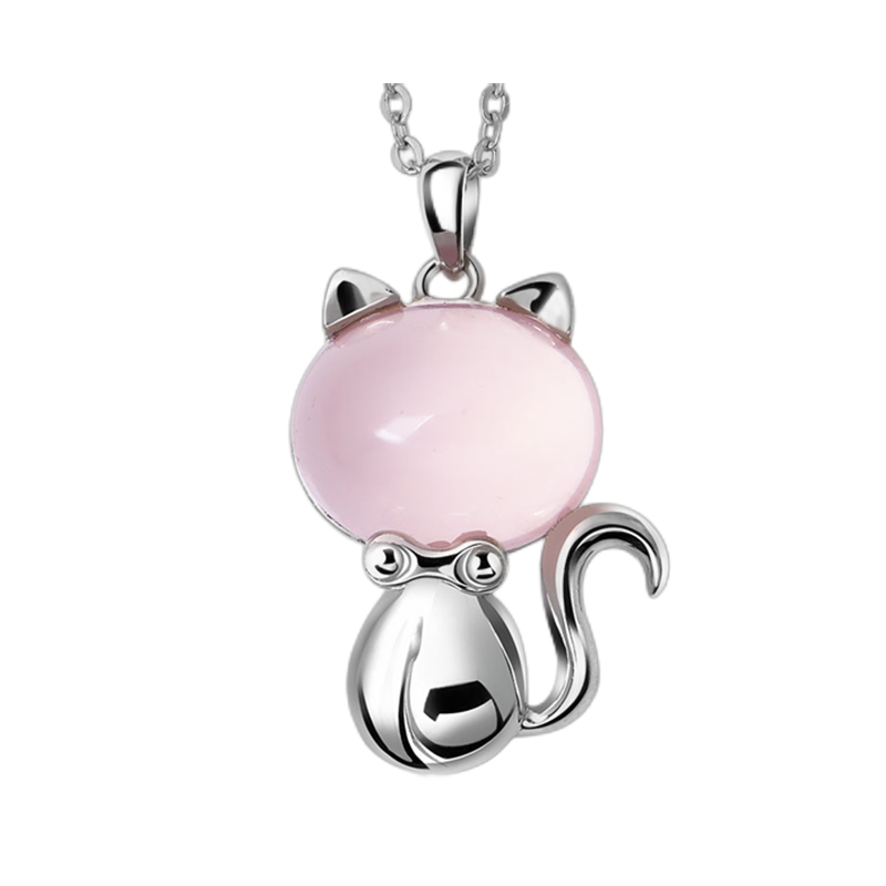 羽兰 萌猫造型项链
