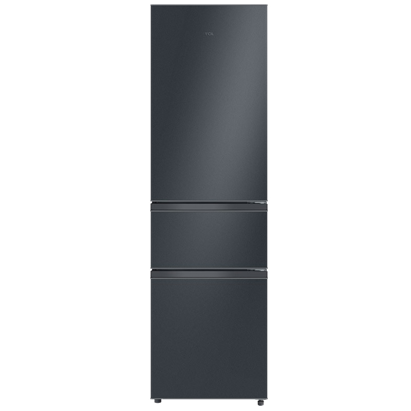 TCL LED柔和照明三门冰箱
