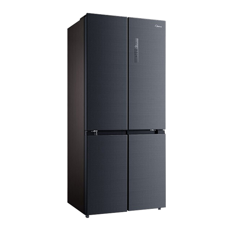 美的 快速净味十字对开门冰箱