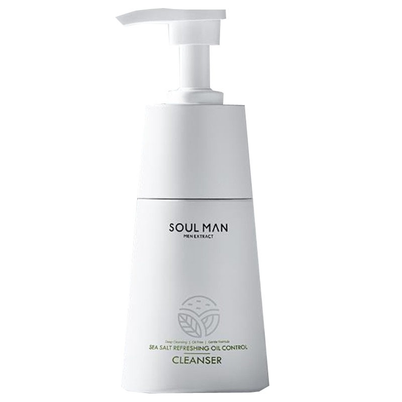 极男海盐去油男士洗面奶