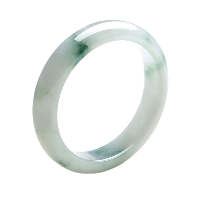 净心石 飘花翡翠手镯