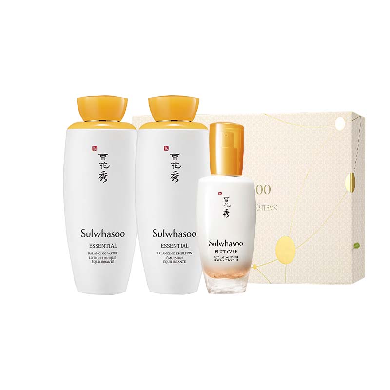 雪花秀 水乳精华护肤品套装