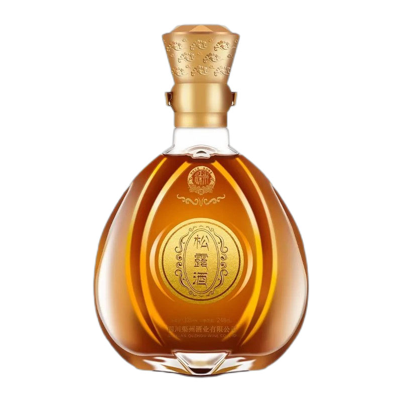 渠州 透明瓶身白酒