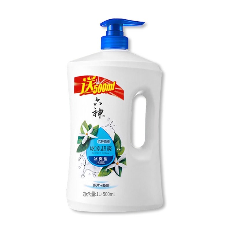 六神清凉舒爽肤沐浴露