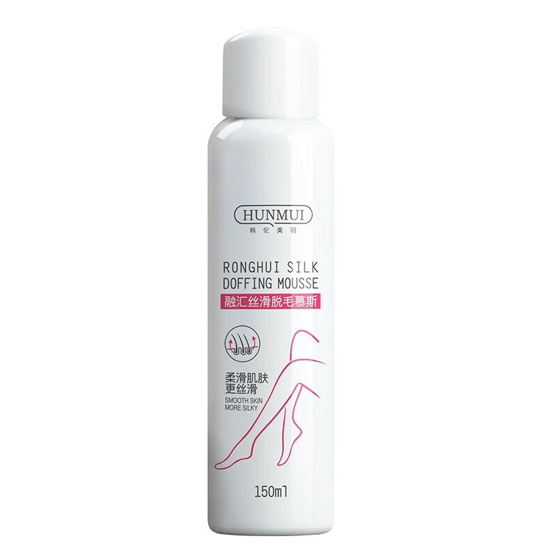 韩伦美羽泡沫温和脱毛膏