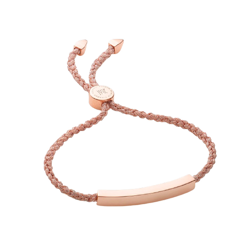 莫妮卡 玫瑰金色 手链