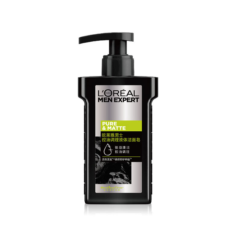 欧莱雅 男士控油调理液体洗面奶