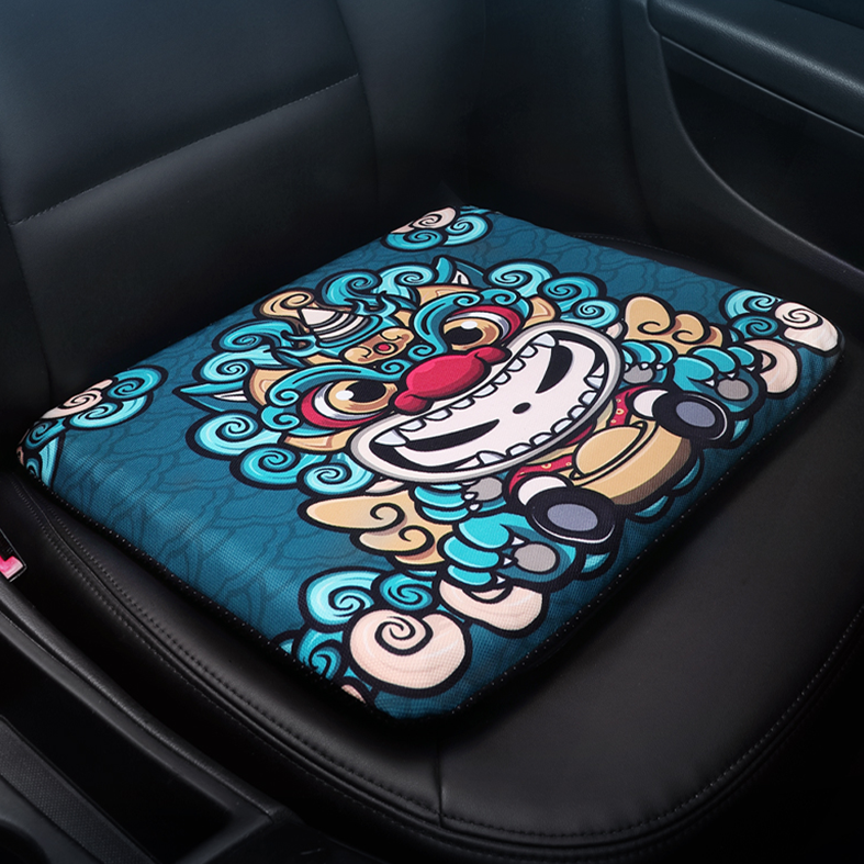 拽猫国潮冰丝汽车座垫