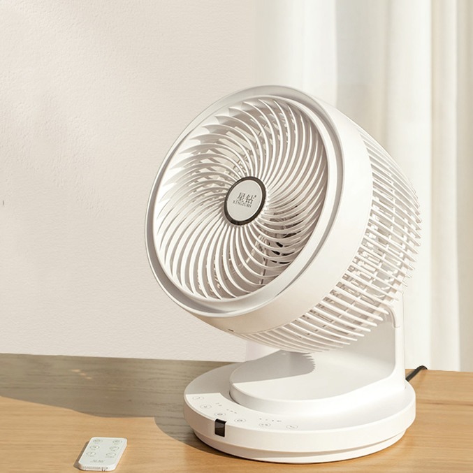 星钻 台式低噪遥控电扇