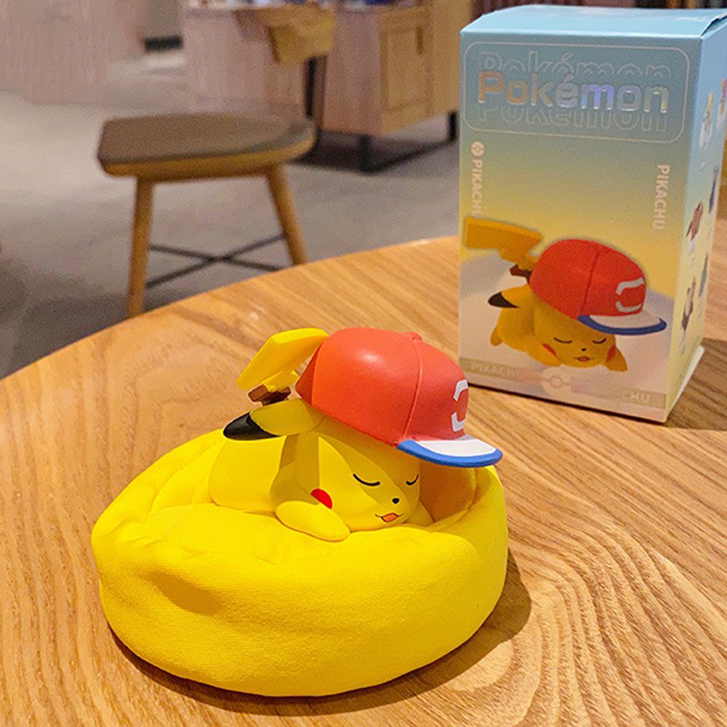 精灵宝可梦 呆萌卡通车载摆件