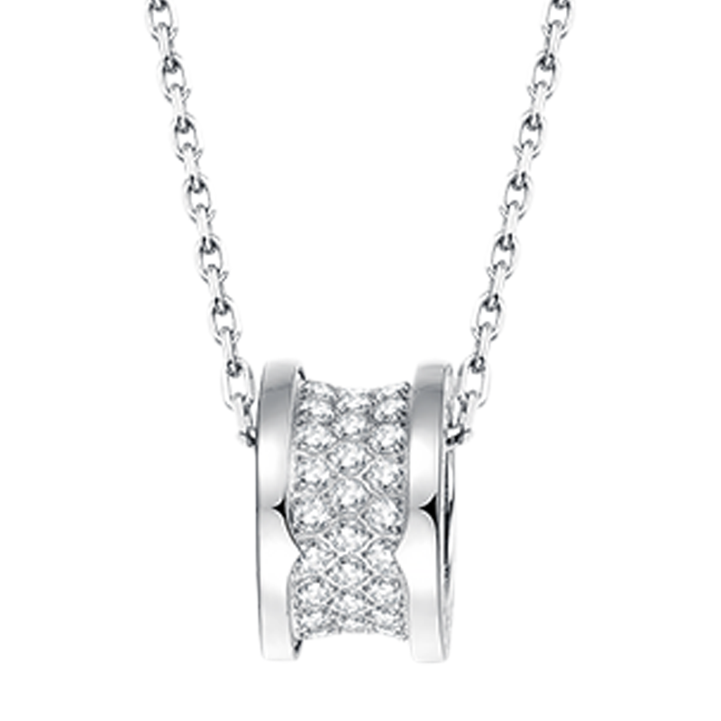 法蔻 小蛮腰莫桑钻项链