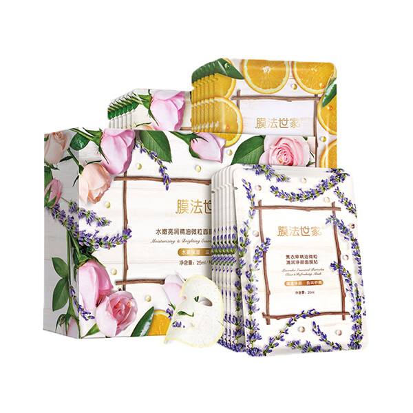 膜法世家 水润精油微粒面膜