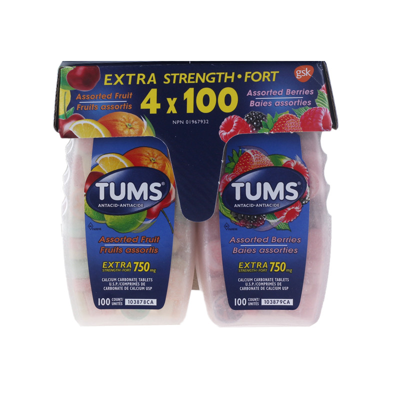 tums抗胃酸咀嚼钙片