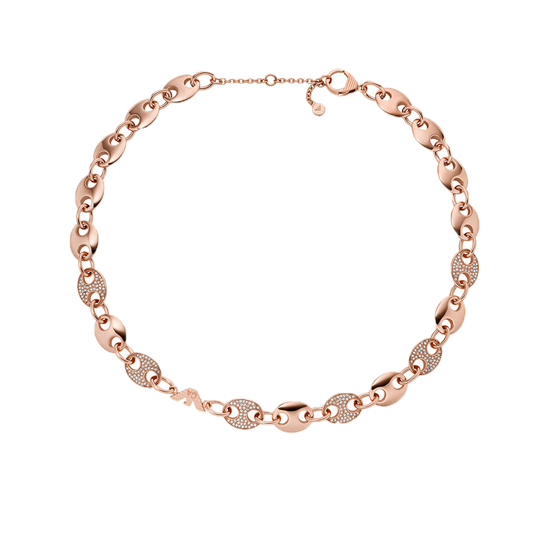 阿玛尼 猪鼻子 项链