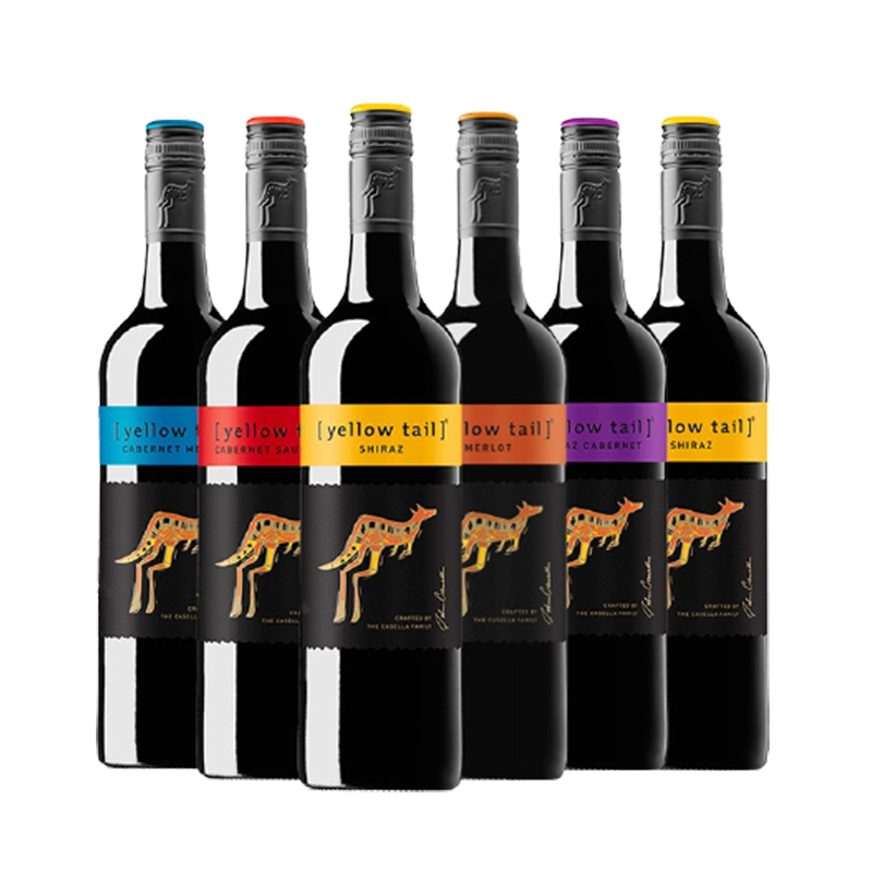 黄尾袋鼠 梅洛西拉澳洲红葡萄酒