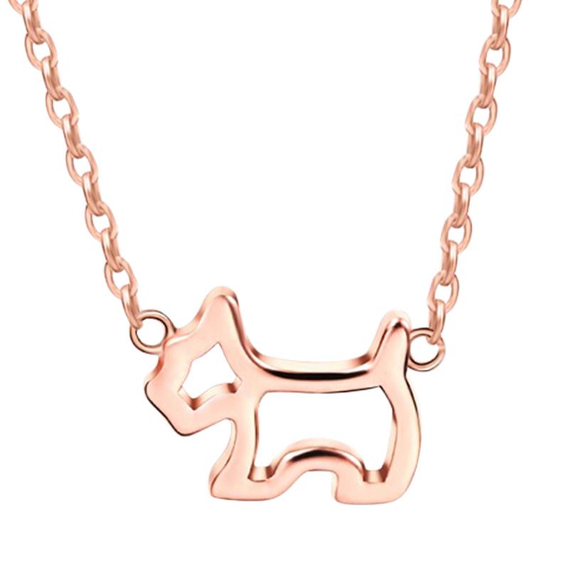 AGATHA 小狗925银项链