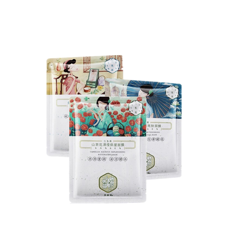 百雀羚三生花补水面膜