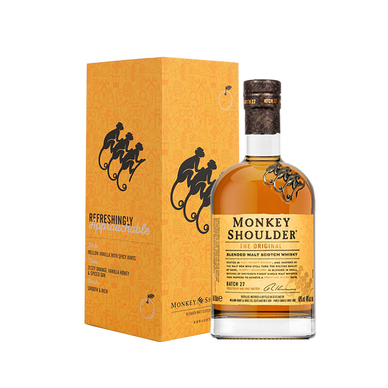 三只猴子 小批量酿造威士忌