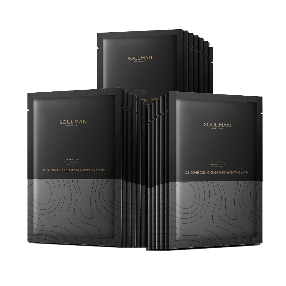 极男 净肤补水控油面膜