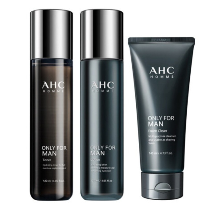 AHC平衡舒缓男士护肤套装