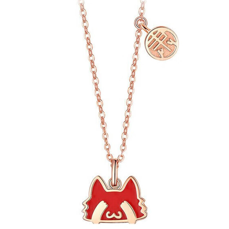 卡蒂罗 感温变色御猫项链