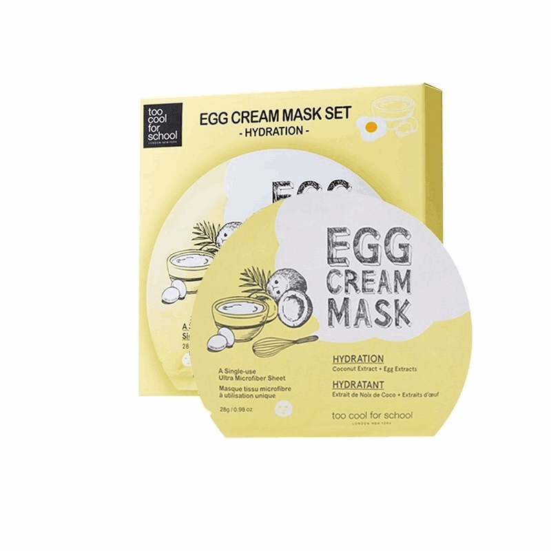 涂酷韩国进口柔滑鸡蛋面膜