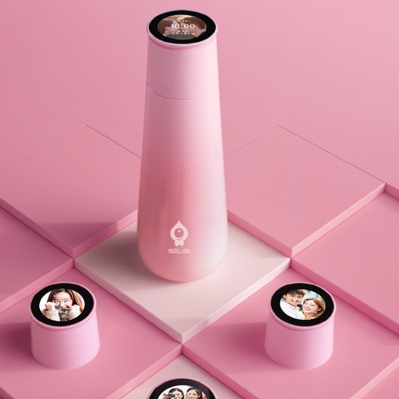 一物一造 彩屏智能保温杯