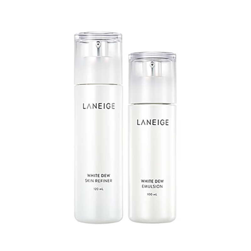 兰芝 臻白晶透水乳套装