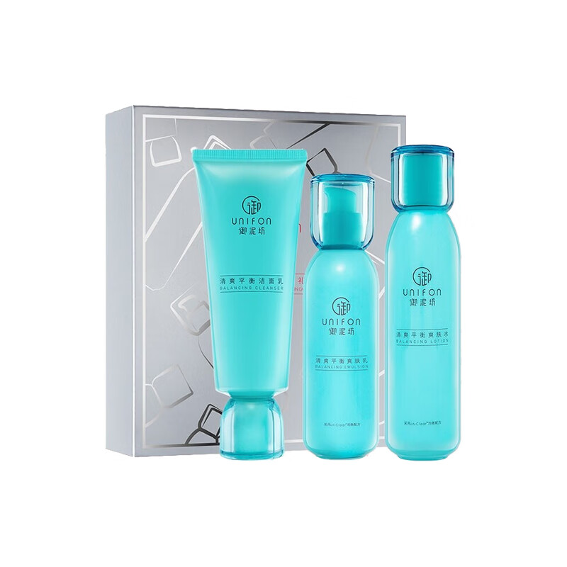 御泥坊 平衡水油清爽护肤套装