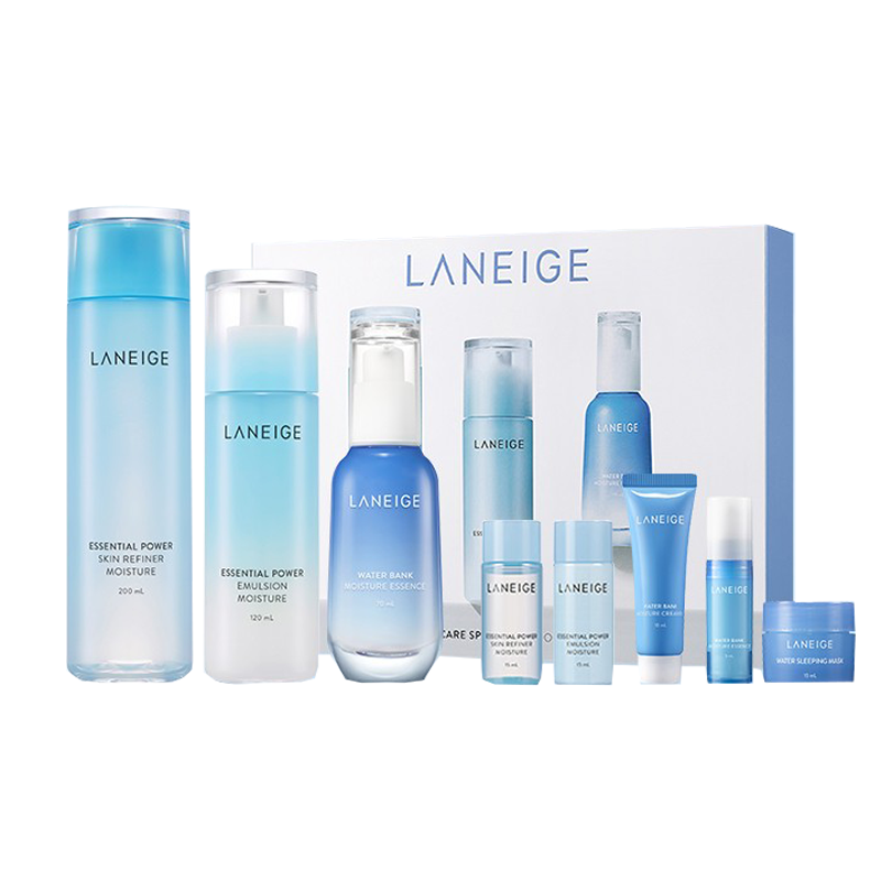兰芝 水库凝肌水乳精华套装