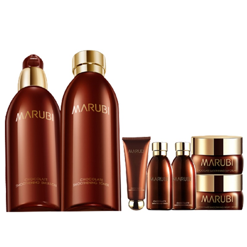丸美巧克力丝滑水乳套装