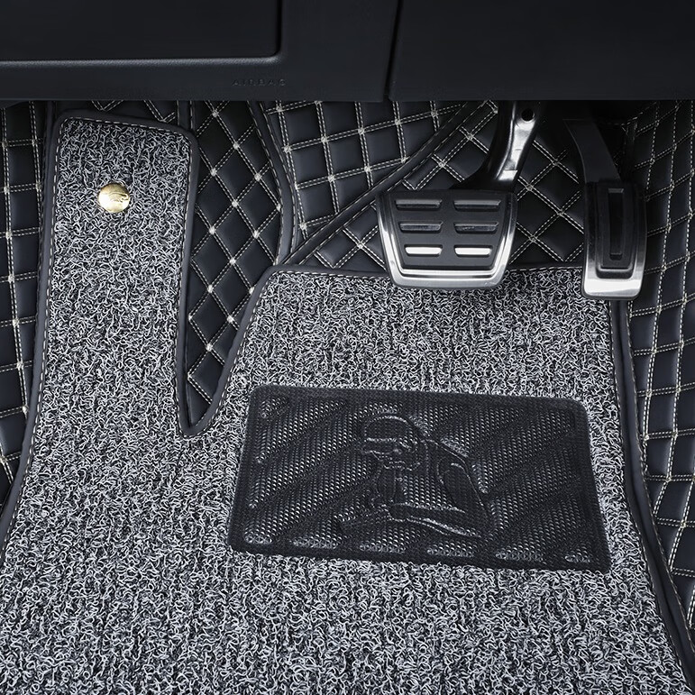 福腾黑灰丝圈脚垫