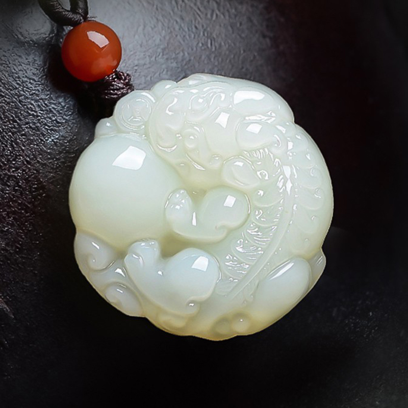 吉照堂 招财貔貅翡翠吊坠