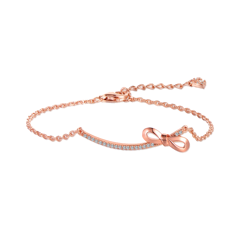 瑷嘉莎玫瑰金手链