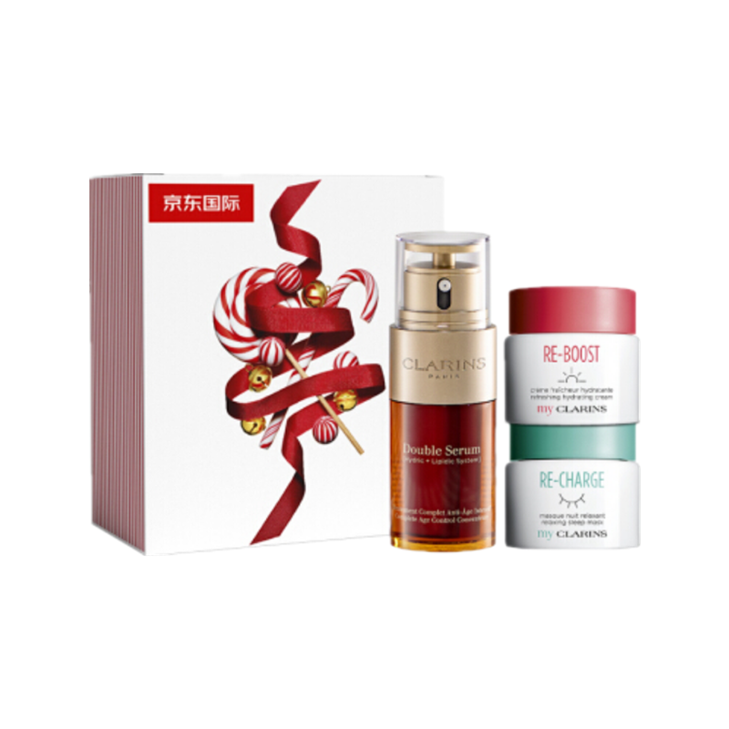 娇韵诗 日夜修护护肤套装