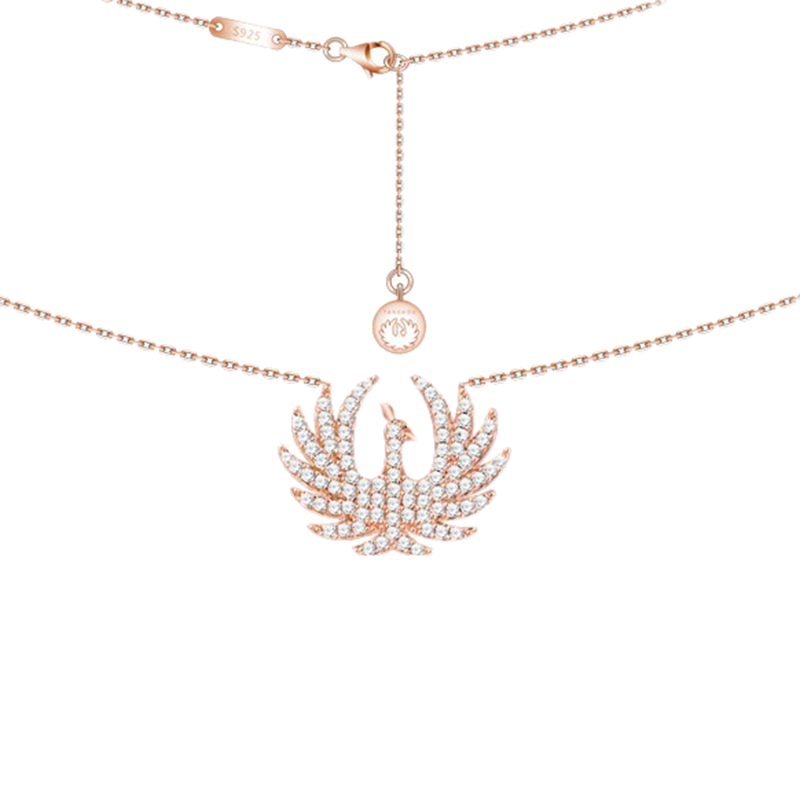 唐后奥地利水晶凤凰项链