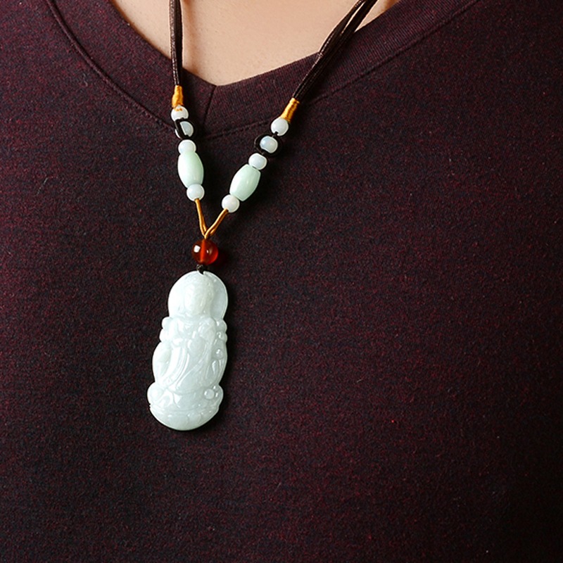 佳媛玉业 天然翡翠吊坠