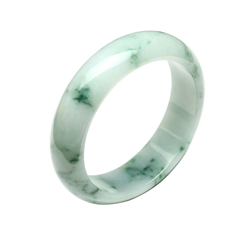 七彩云南 飘花翡翠手镯