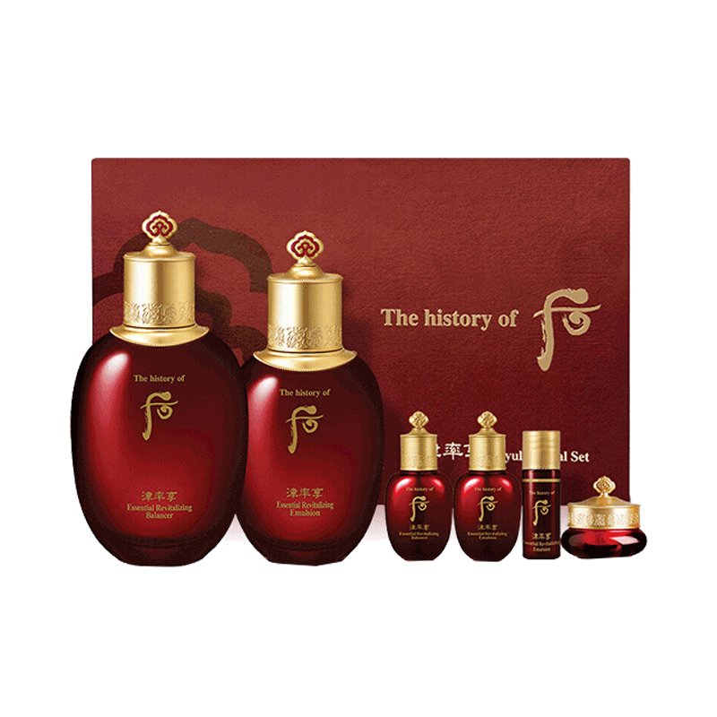 后 津率享红华凝香水乳套装
