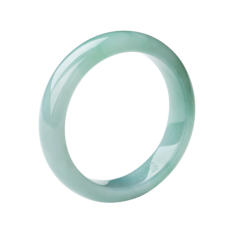 金一 冰润透亮 翡翠手镯