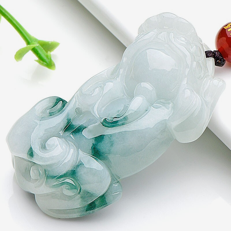 可玉可求 貔貅造型翡翠吊坠