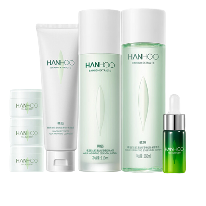韩后 源生竹粹舒缓补水套装