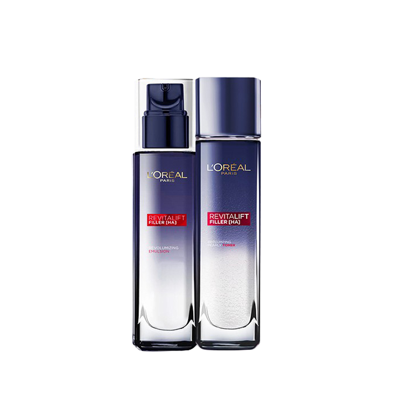 欧莱雅 复颜玻尿酸水乳套装