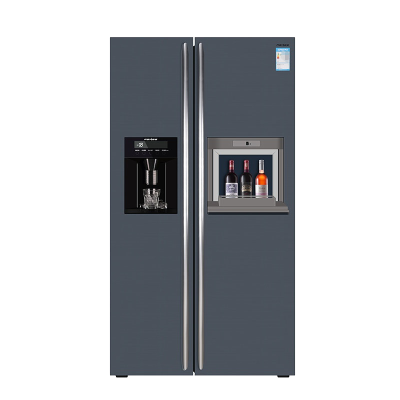 可第 大容量对开门冰箱