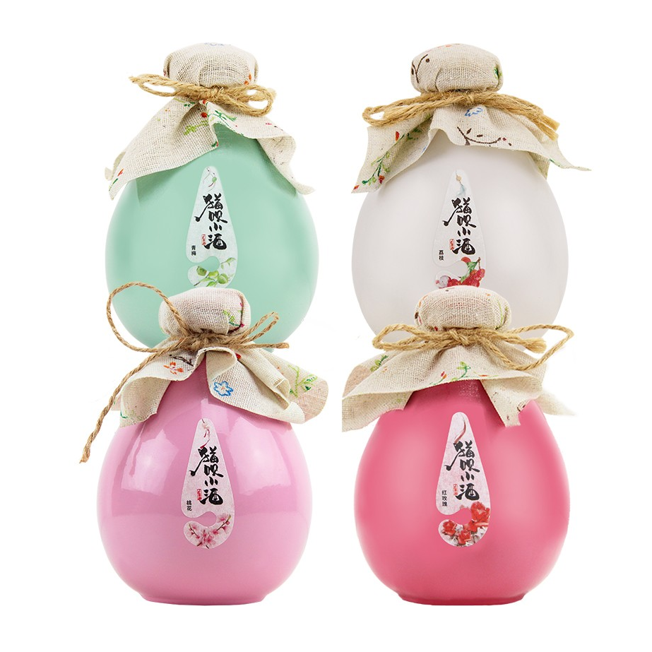 猫呗 闺蜜套装青梅桃花果酒