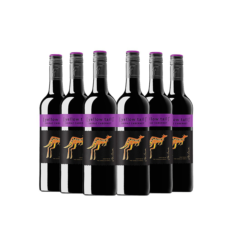 黄尾袋鼠 丰满顺喉葡萄酒