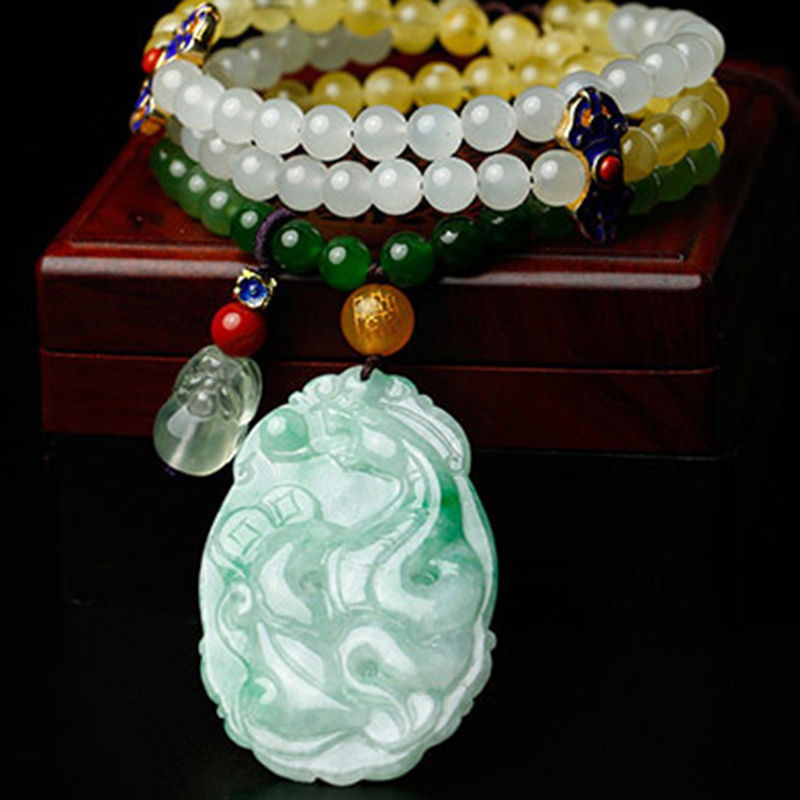 慈元阁 至尊款翡翠吊坠