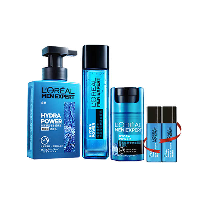 欧莱雅 全新水能氨基酸护肤套装